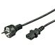Kabel zasilający Schuko do C13 5m czarny