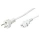 Kabel zasilający Schuko do C13 5m biały