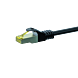 Kabel krosowy Cat7 S/FTP (PIMF) 10m czarny