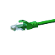 Kabel krosowy UTP CAT5e 0,25 m zielony - CCA