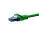 Kabel krosowy UTP CAT6a 10m zielony - 100% miedź