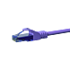 Kabel krosowy UTP CAT6a 20m fioletowy - 100% miedź