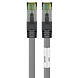 Kabel krosowy Cat8 S/FTP (PIMF) 1m szary