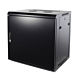 Szafka ścienna 9U z drzwiami metalowymi 600x600x500mm (szer. x gł. x wys.)