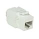 Złącze Keystone CAT6a UTP - beznarzędziowe - białe