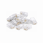 Złącze DANICOM UTP CAT5e RJ45 - do żył giętkich i sztywnych - 10 szt.