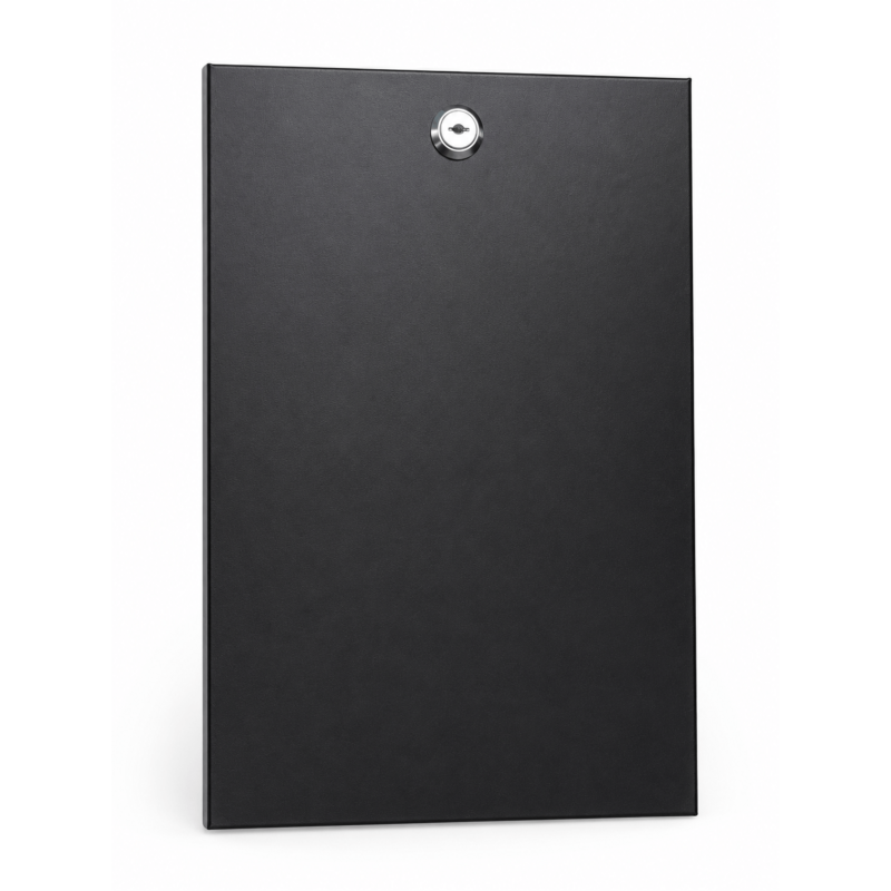 Panel boczny 12U do szaf serwerowych 10" - głębokość 310 mm z zamkiem