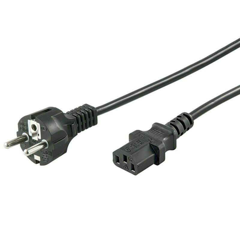 Kabel zasilający Schuko do C13 5m czarny
