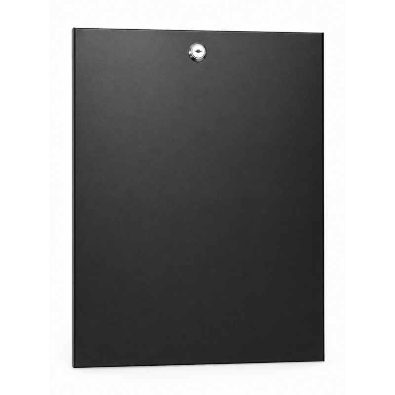 Panel boczny 12U do szaf serwerowych 10" - głębokość 450 mm z zamkiem