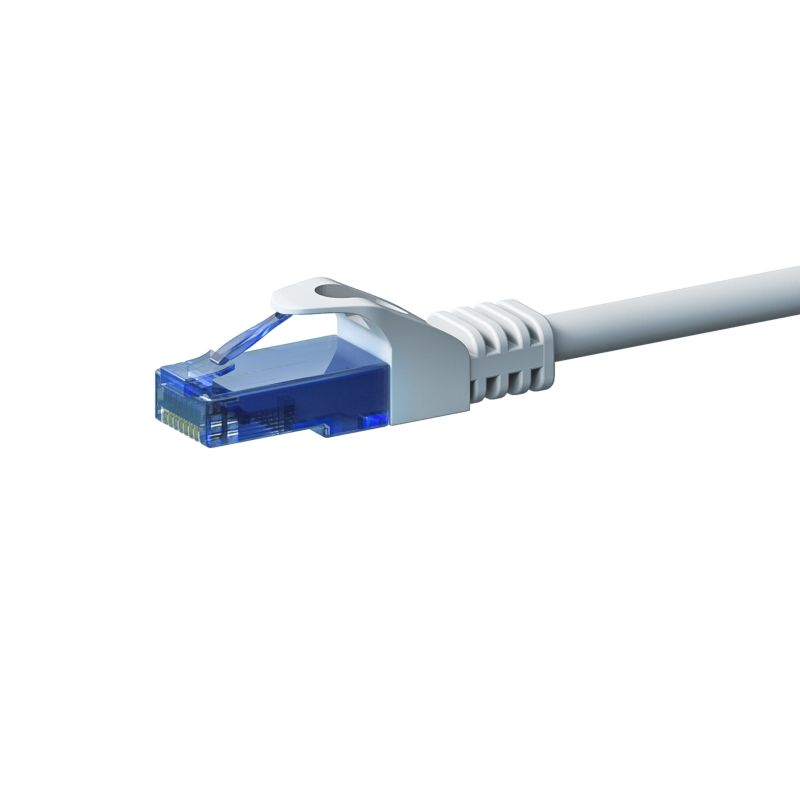 Kabel krosowy UTP CAT6a 5m biały - 100% miedź