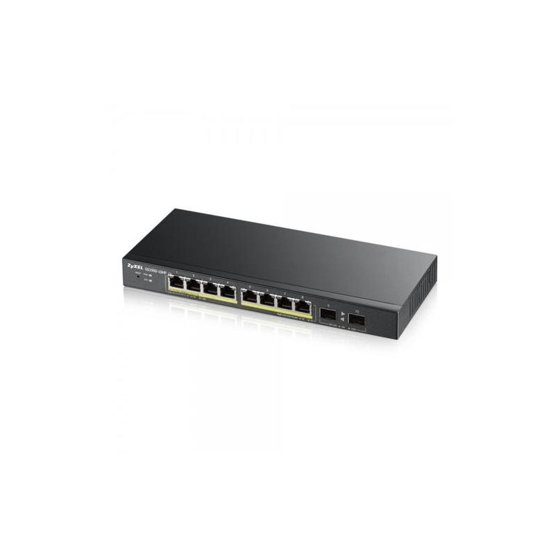 Zyxel 8-portowy GS1900 inteligentny zarządzany przełącznik PoE+