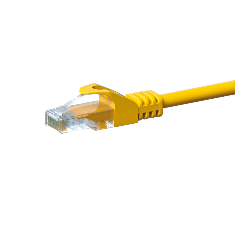 Kabel krosowy UTP CAT5e 5m żółty - CCA