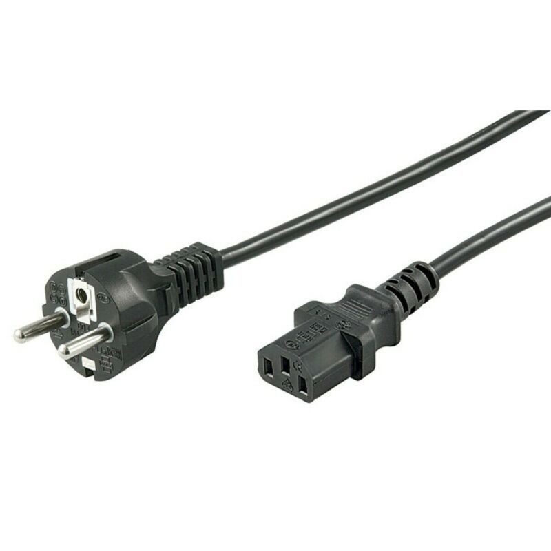 Kabel zasilający Schuko do C13 1,50m czarny