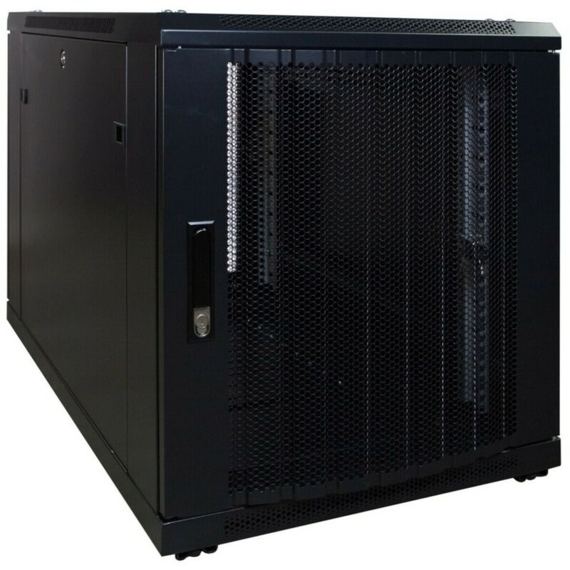Mini szafa serwerowa 12U z drzwiami perforowanymi 600x1000x720mm (szer. x gł. x wys.)