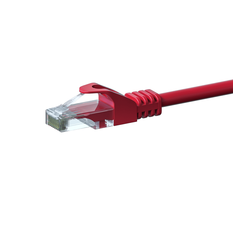 Kabel krosowy UTP CAT6 5m czerwony - CCA
