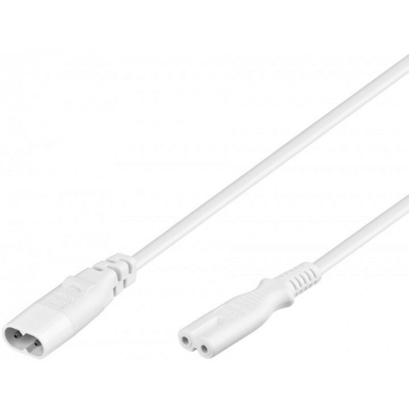 Kabel zasilający C7 do C8 2m biały