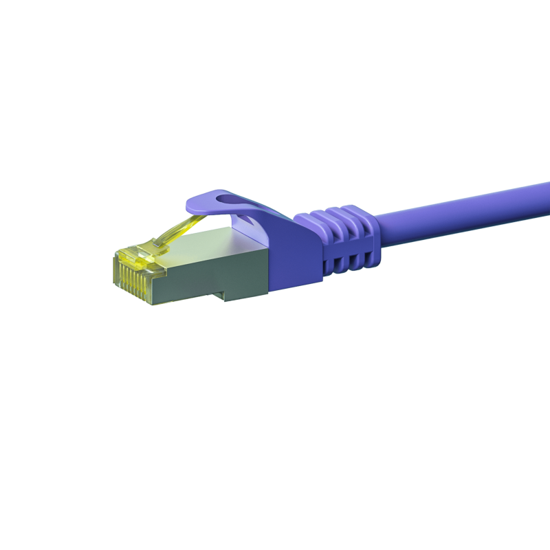 Kabel krosowy Cat7 S/FTP (PIMF) 20m fioletowy