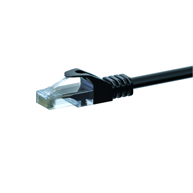 Kabel krosowy UTP CAT6 1,50 m czarny - CCA