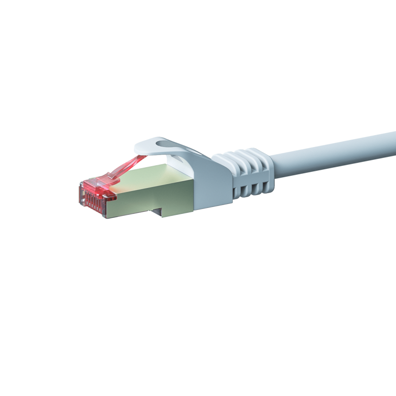 Kabel krosowy CAT6 S/FTP (PIMF) 1m biały