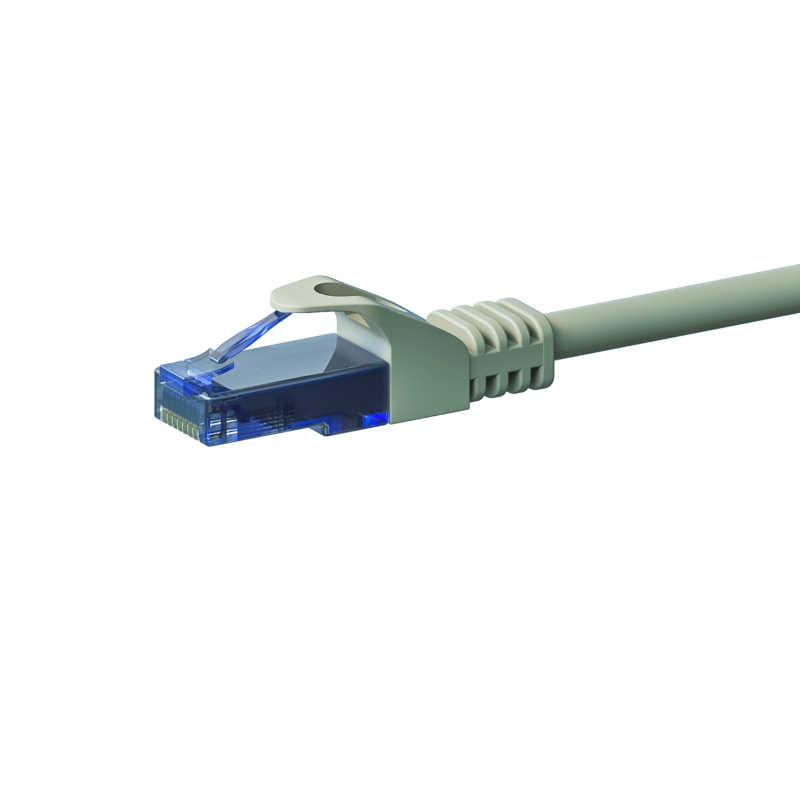 Kabel krosowy UTP CAT6a 20m szary - 100% miedź