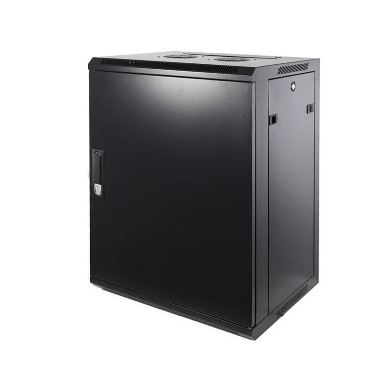 Szafka ścienna 15U z drzwiami metalowymi 600x450x770mm (szer. x gł. x wys.)