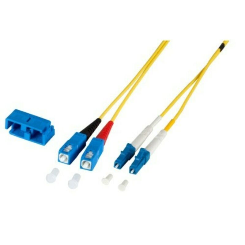 Kabel światłowodowy dupleksowy OS2 LC-SC 20m