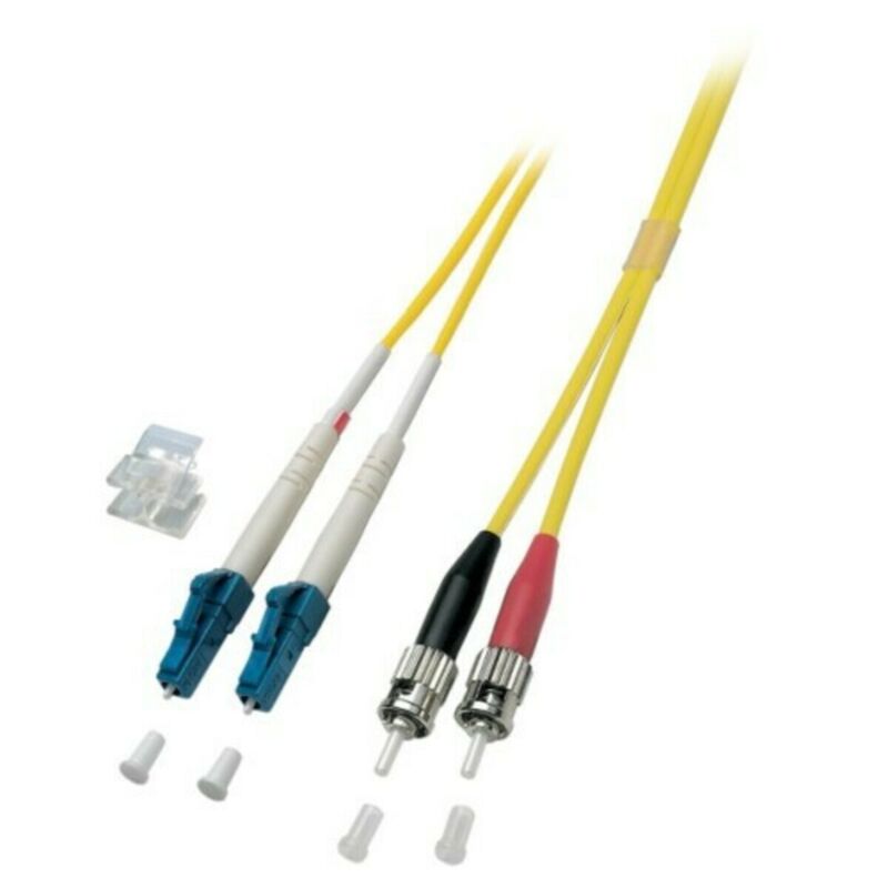 Kabel światłowodowy dupleksowy OS2 LC-ST 7,50m