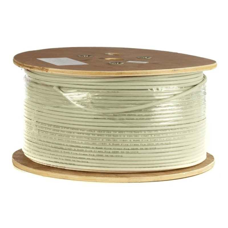 DANICOM CAT6A SFTP 305m cable on reel rigid - LSZH (B2ca)