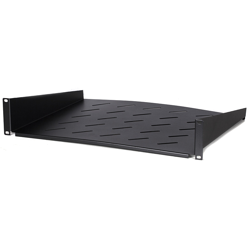 Półka 2U do szafek ściennych o głębokości 600 mm - głębokość 400 mm (maks. 12 kg)