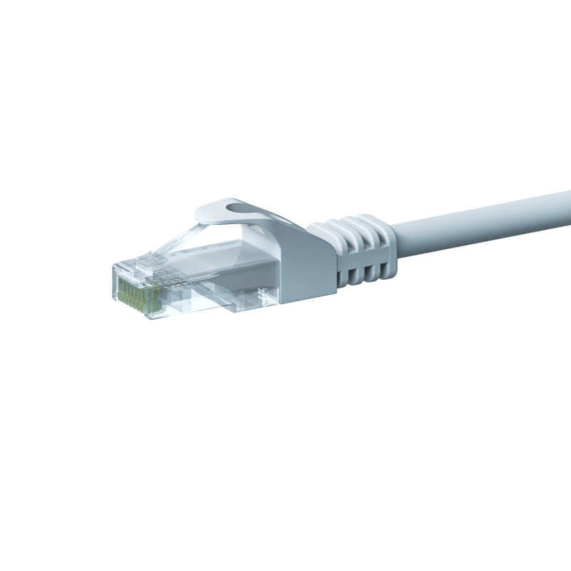 Kabel krosowy UTP CAT5e 2m biały - 100% miedź