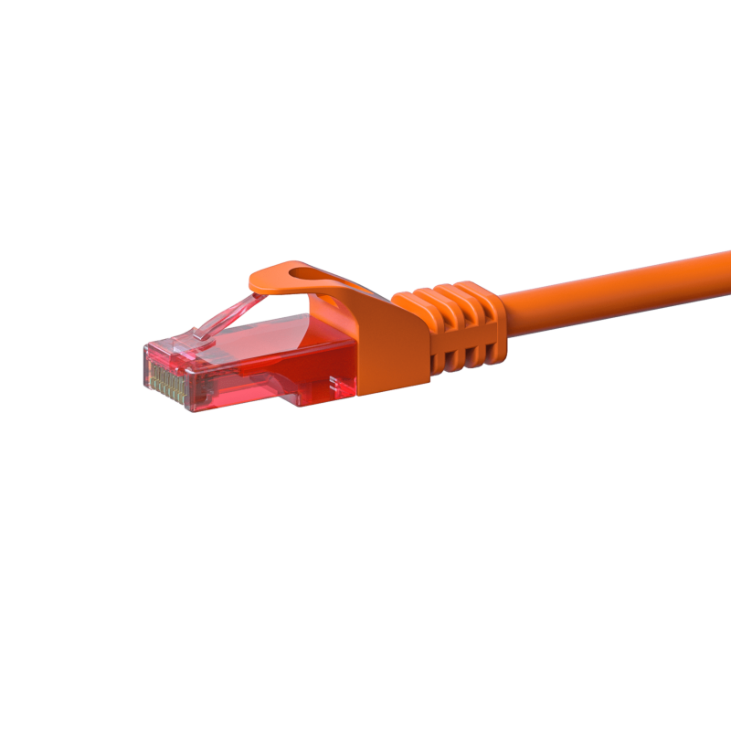 Kabel krosowy UTP CAT6 5m pomarańczowy - 100% miedź