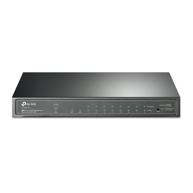 TP-Link 10-portowy JetStream 2210P zarządzalny inteligentny przełącznik PoE
