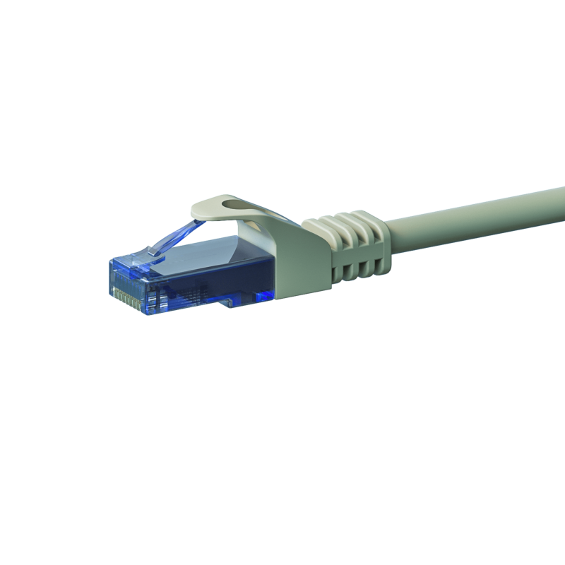 Kabel krosowy UTP CAT6a 2m szary - 100% miedź