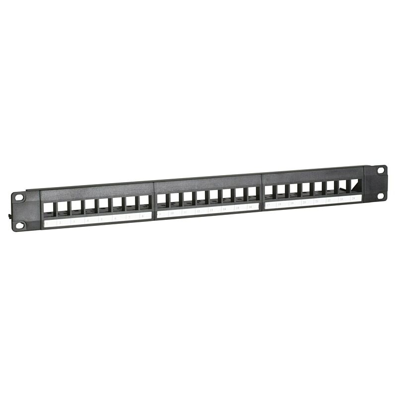 Panel krosowy UTP do keystone'ów - 24 porty