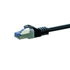 Kabel krosowy CAT6a S/FTP (PIMF) 3m czarny