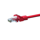Kabel krosowy UTP CAT5e 0,50m czerwony - CCA