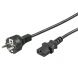 Kabel zasilający Schuko do C13 5m czarny