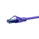 Kabel krosowy UTP CAT6a 5m fioletowy - 100% miedź