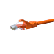 Kabel krosowy UTP CAT5e 0,25 m pomarańczowy - 100% miedź