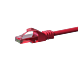 Kabel krosowy UTP CAT6 10m czerwony - 100% miedź