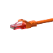 Kabel krosowy UTP CAT6 30m pomarańczowy - 100% miedź