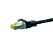Kabel krosowy Cat7 S/FTP (PIMF) 1,50 m czarny