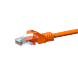 Kabel krosowy UTP CAT5e 15m pomarańczowy - CCA