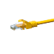 Kabel krosowy UTP CAT5e 0,50 m żółty - CCA