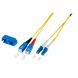 Kabel światłowodowy dupleksowy OS2 LC-SC 0,50m