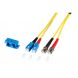 Kabel światłowodowy dupleksowy OS2 SC-ST 7,50m