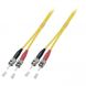 Kabel światłowodowy dupleksowy OS2 ST-ST 0,50m