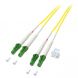 Kabel światłowodowy dupleksowy OS2 LC/APC-LC/APC 15m