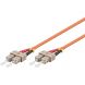Kabel światłowodowy SC-SC OM2 1m