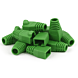 DANICOM Dźwigar kablowy RJ45 Zielony - 10 sztuk